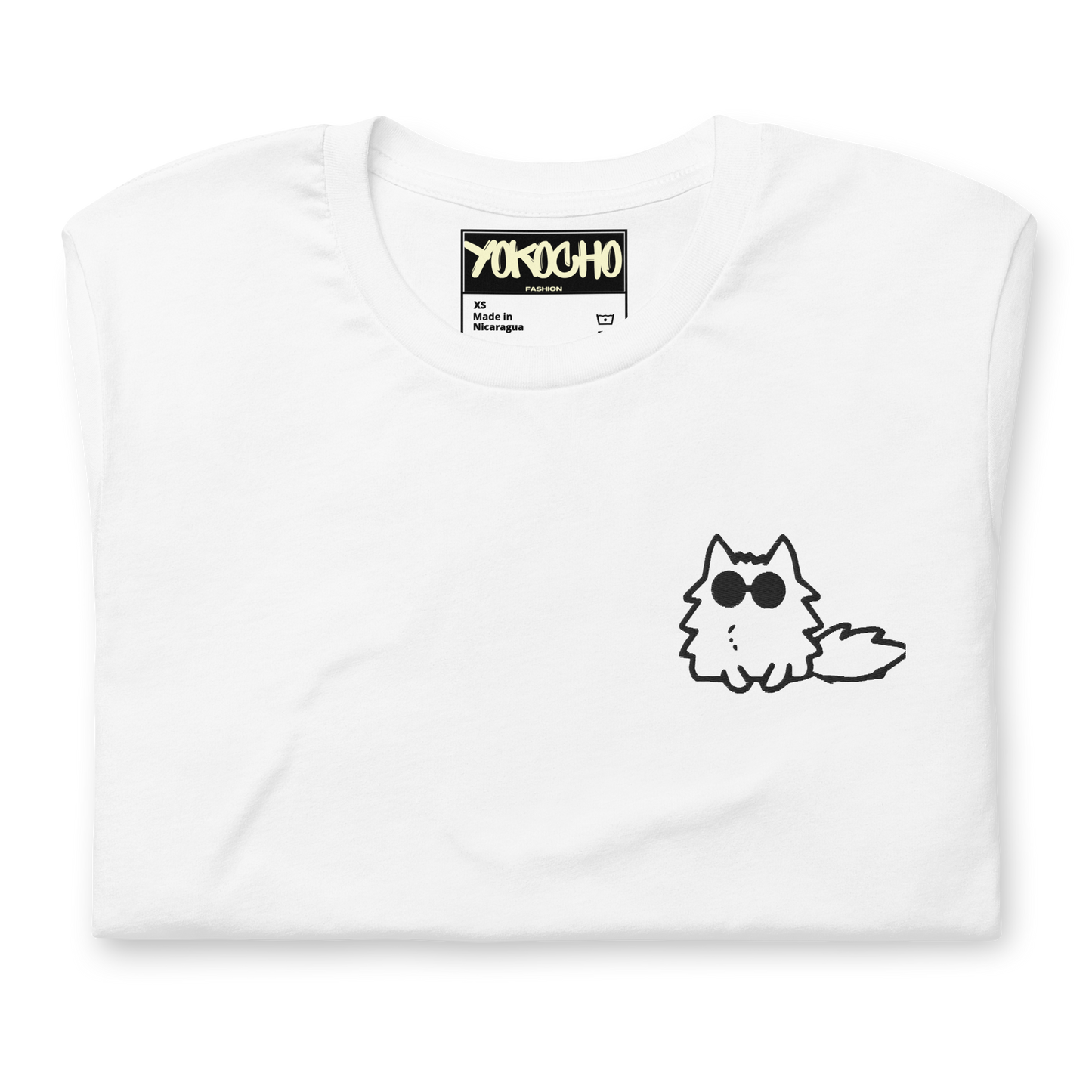 Cat Glasses (Mini) Design- T-Shirt Embroidery